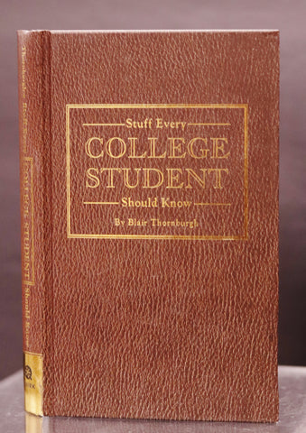 Stuff Every College Student Should Know Book